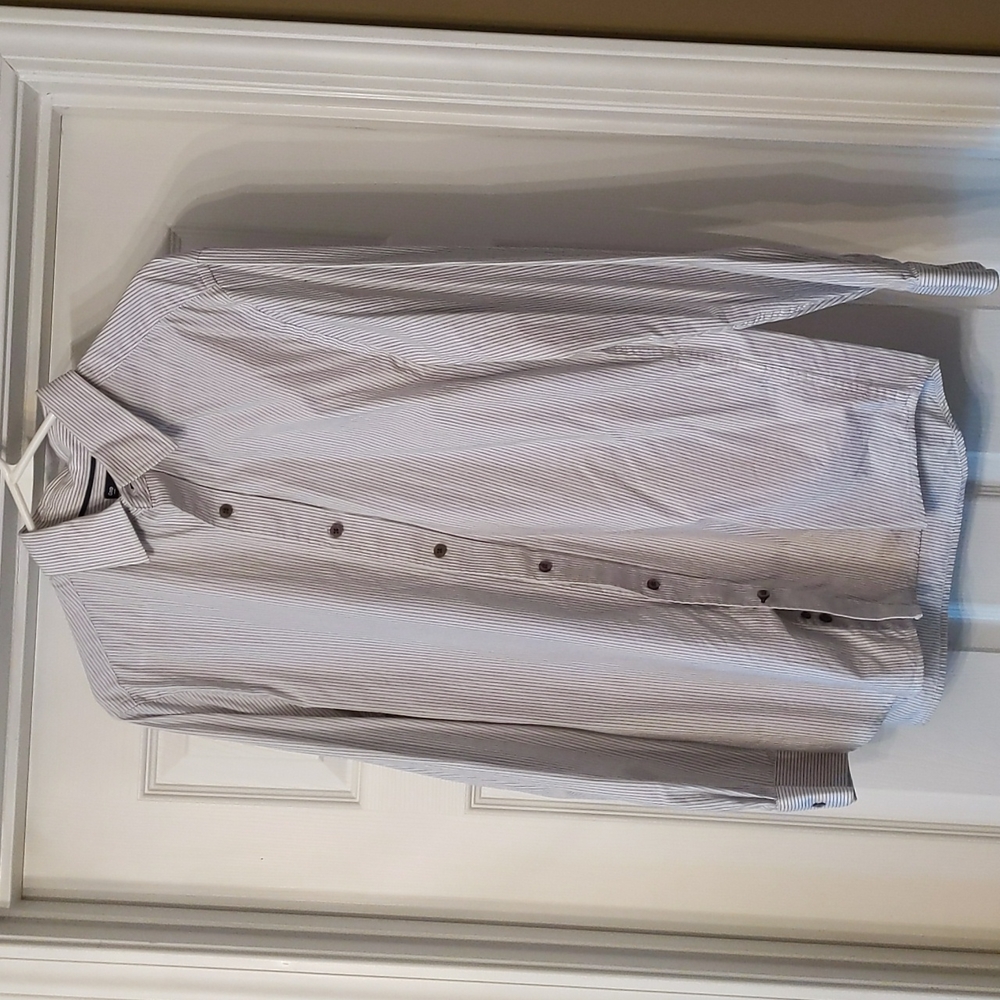 Men's Long sleeve dress shirt. Gap factory. Slim fit L.